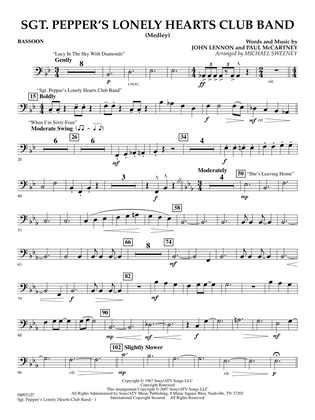 Sgt. Pepper's Lonely Hearts Club Band (Medley) (arr. Michael Sweeney) - Bassoon