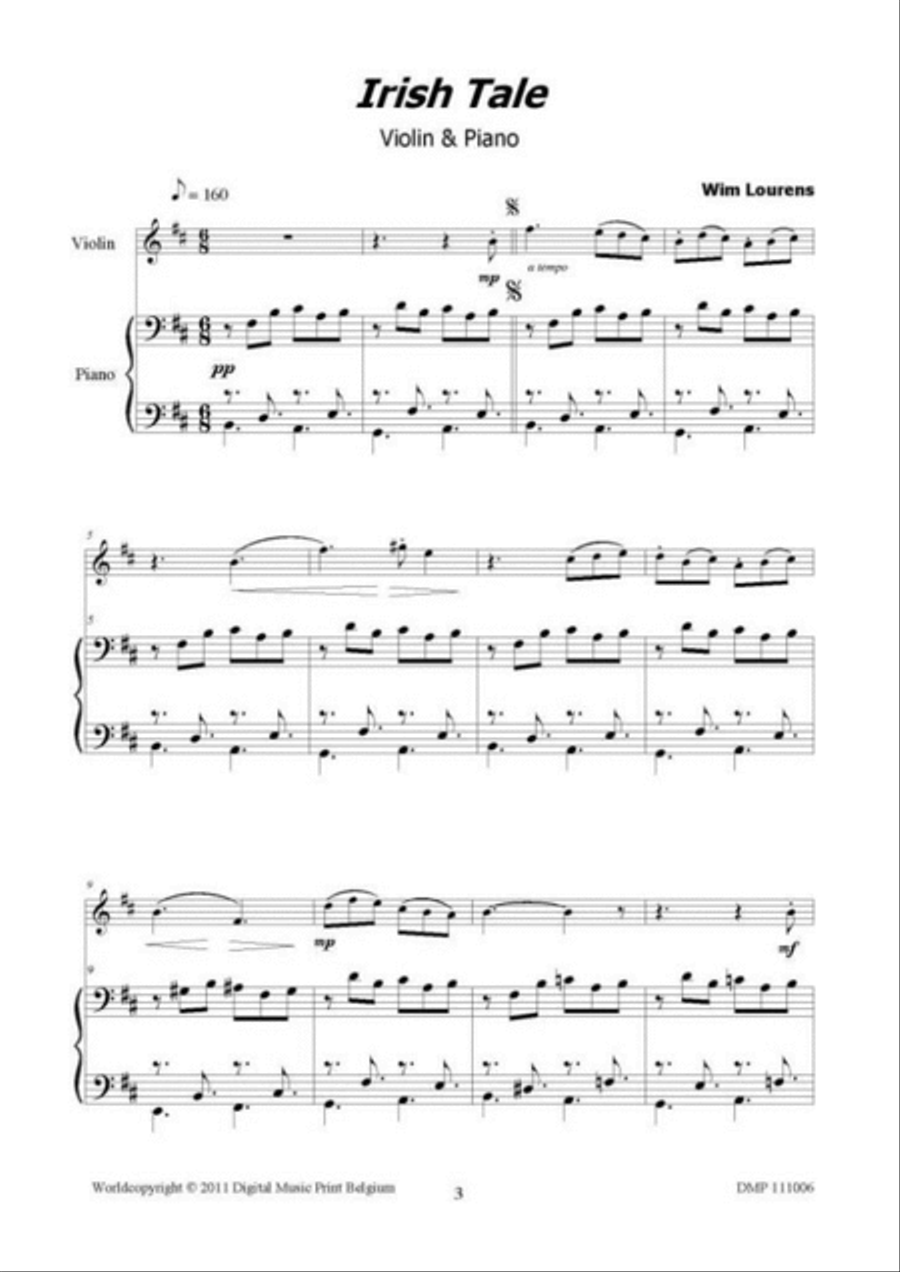 Irish Tale Irish Tale Violin Solo scores gallery preview page 2