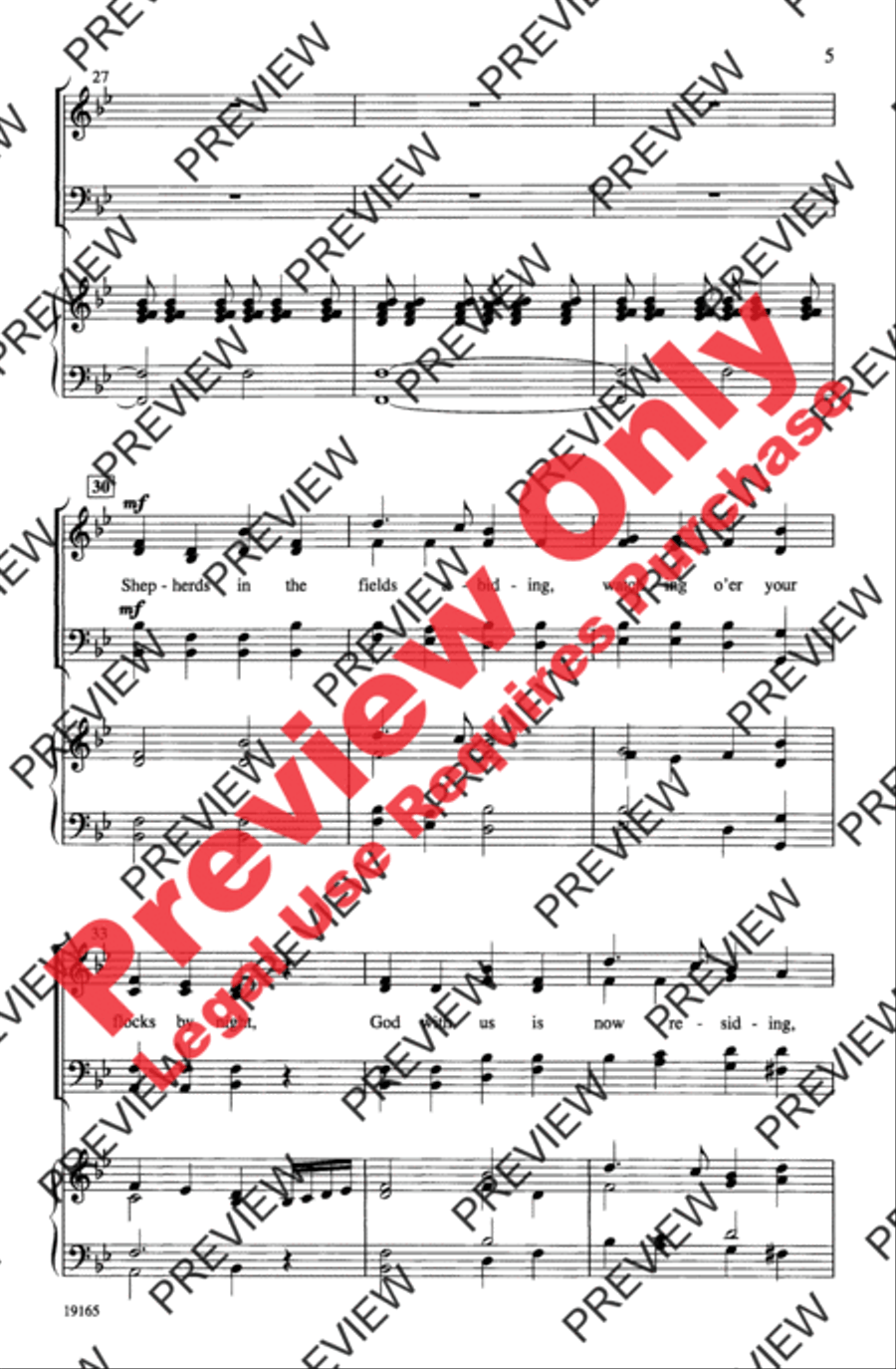 The Newborn King The Newborn King 4-Part scores gallery preview page 5