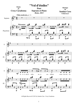 Quatre Chansons lyriques pour Soprano et piano