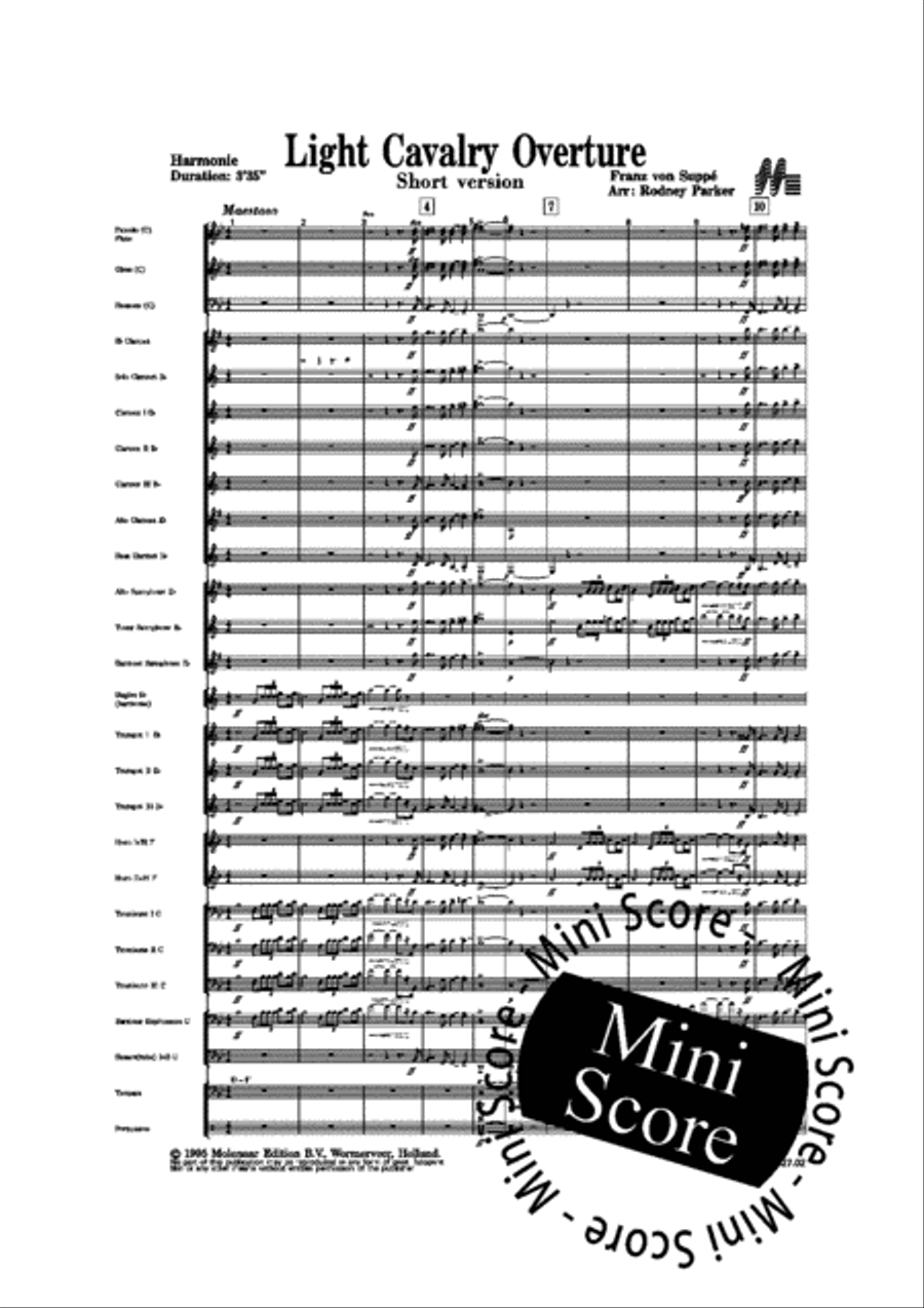 Light Cavalry Fanfare Band scores gallery preview page 5