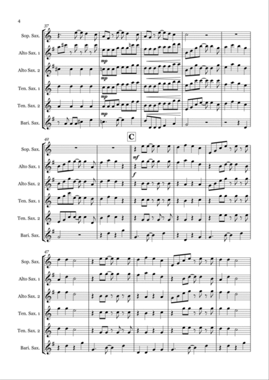 Under The Sea Woodwind Ensemble scores gallery preview page 4