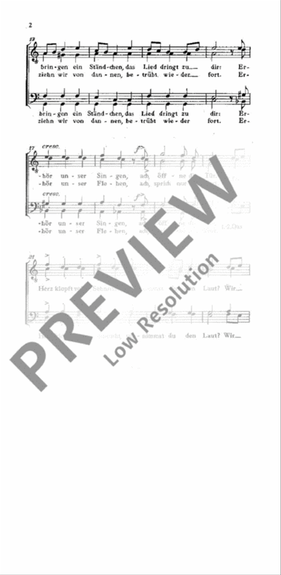 Serenade Men's Choir scores gallery preview page 3
