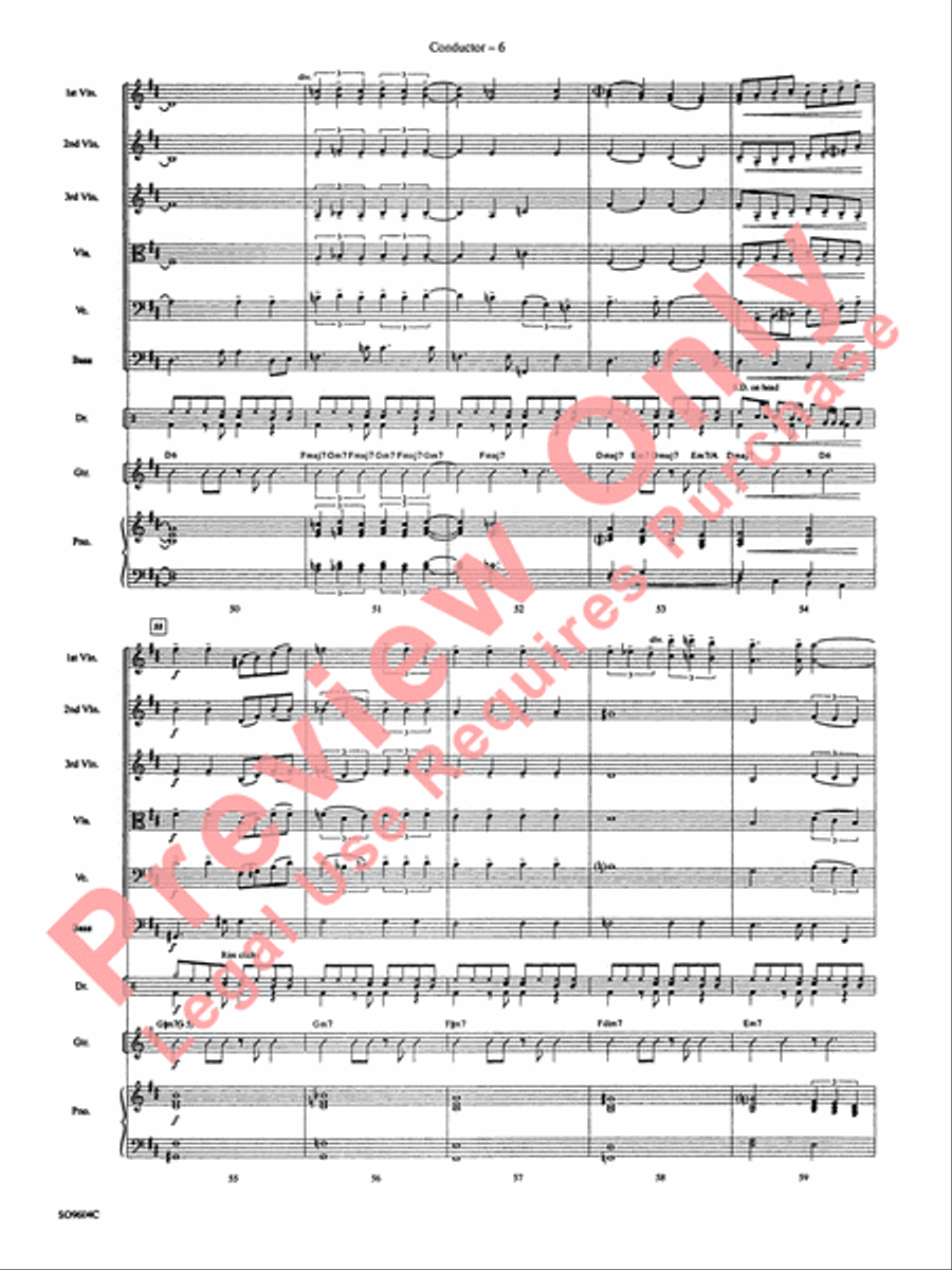Night and Day String Orchestra scores gallery preview page 9