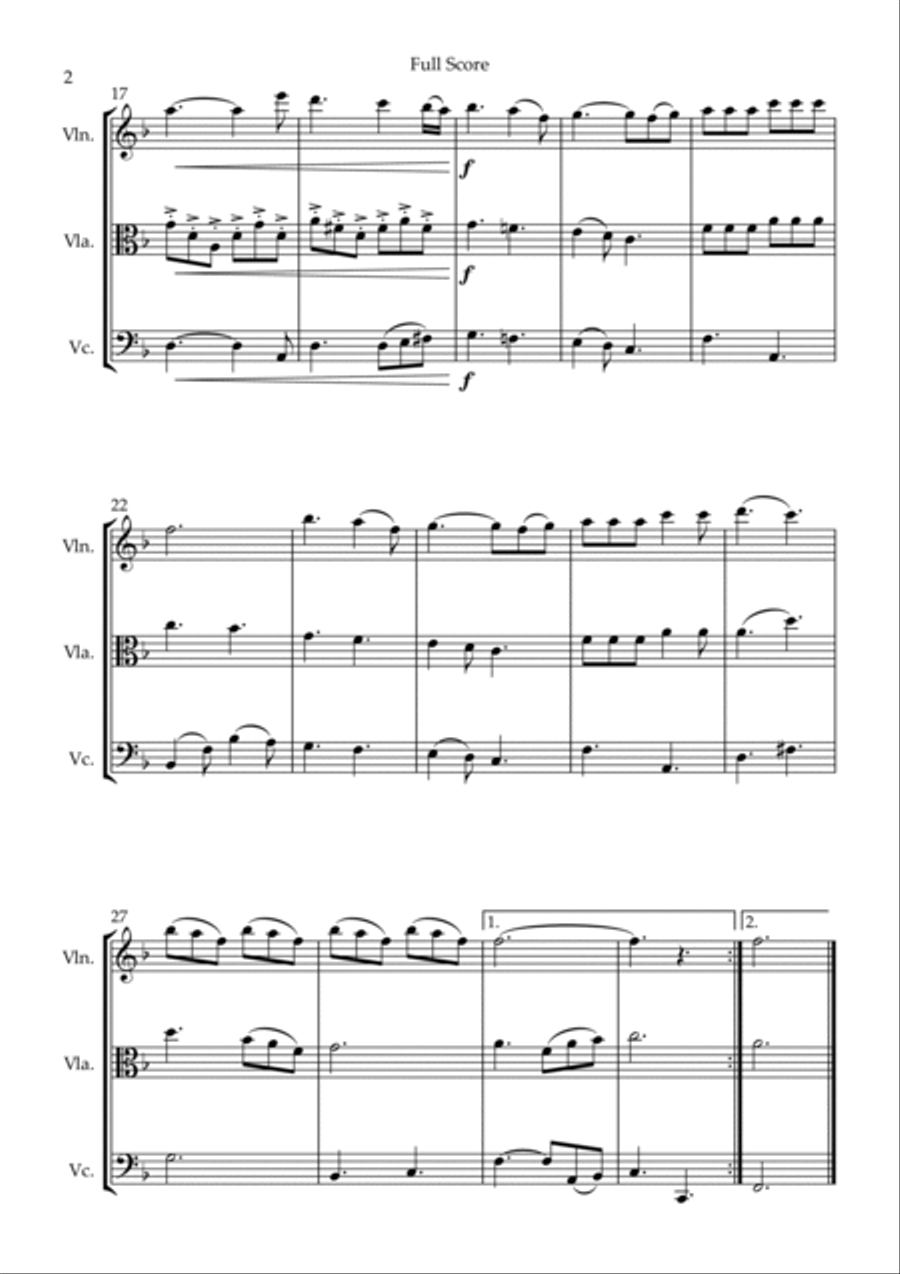 He Is Exalted He Is Exalted String Trio scores gallery preview page 2
