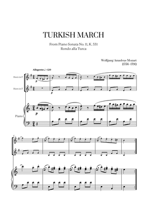 W. A. Mozart - Turkish March (Alla Turca) (for French Horn Duet)