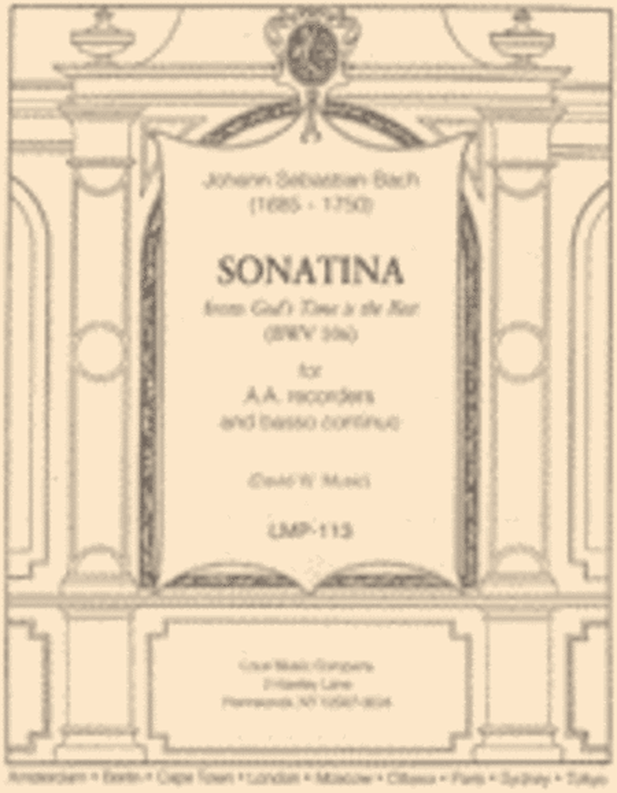 Sonatina from God's Time is the Best (BWV 106)