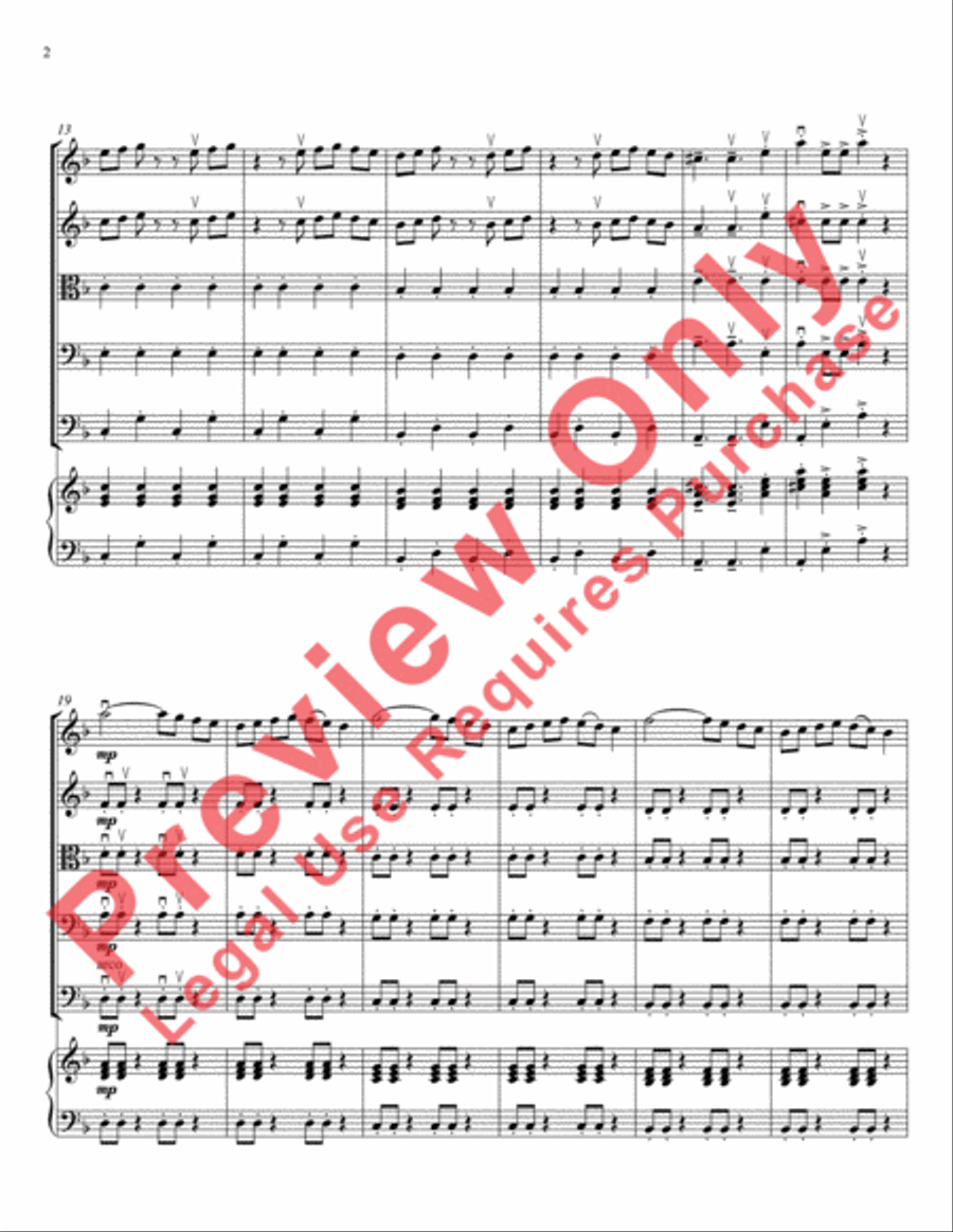 La Vita Bella String Orchestra scores gallery preview page 5