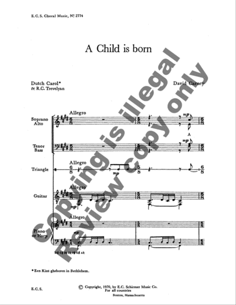 <br>Sheet music extract