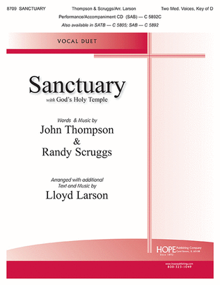 Book cover for Sanctuary (with God's Holy Temple)