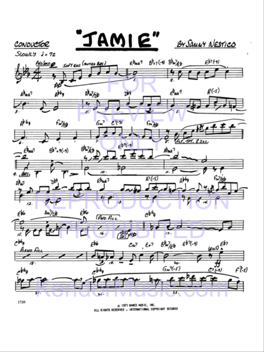 Jamie Jazz Ensemble scores gallery preview page 2