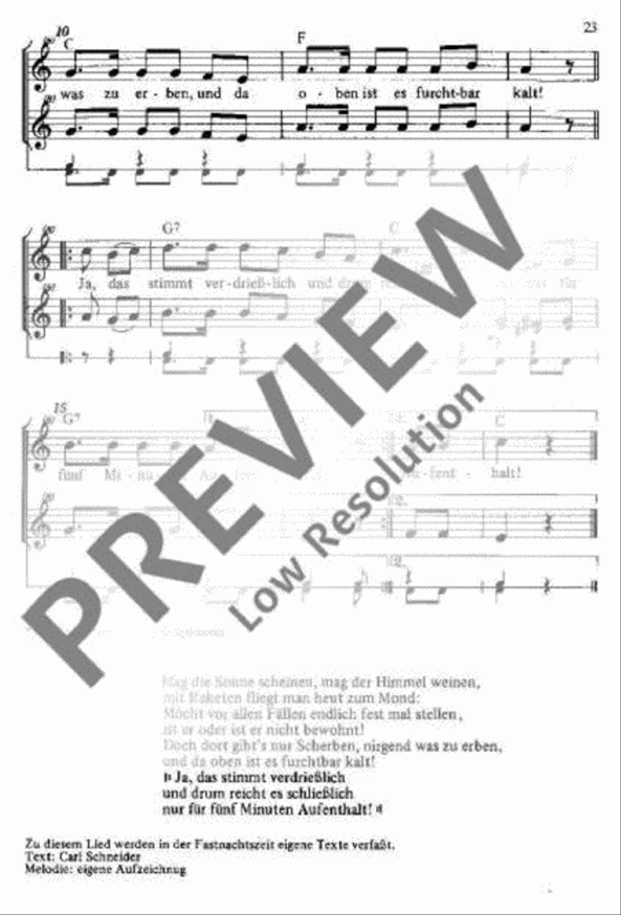 Fünf Minuten Aufenthalt Fünf Minuten Aufenthalt Soprano Recorder scores gallery preview page 3