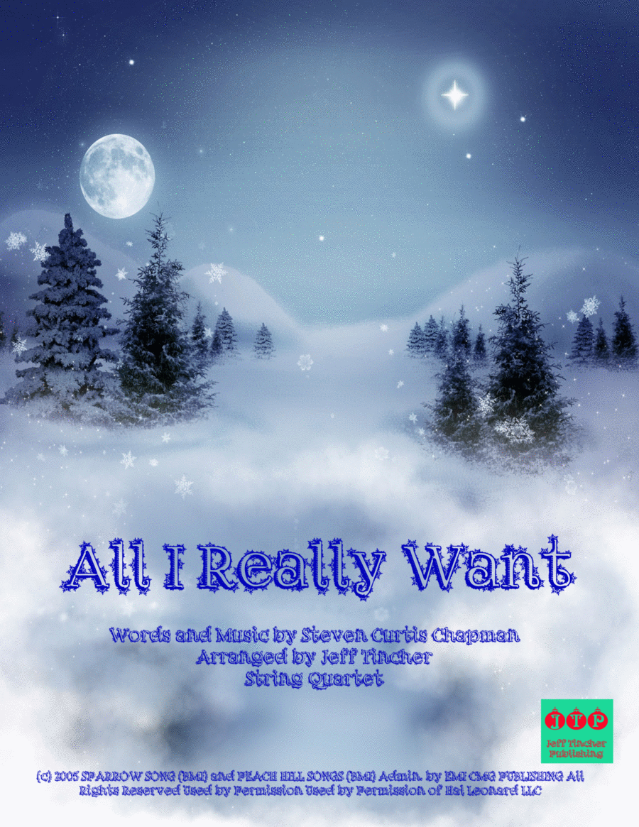 All I Really Want String Quartet scores gallery preview page 1