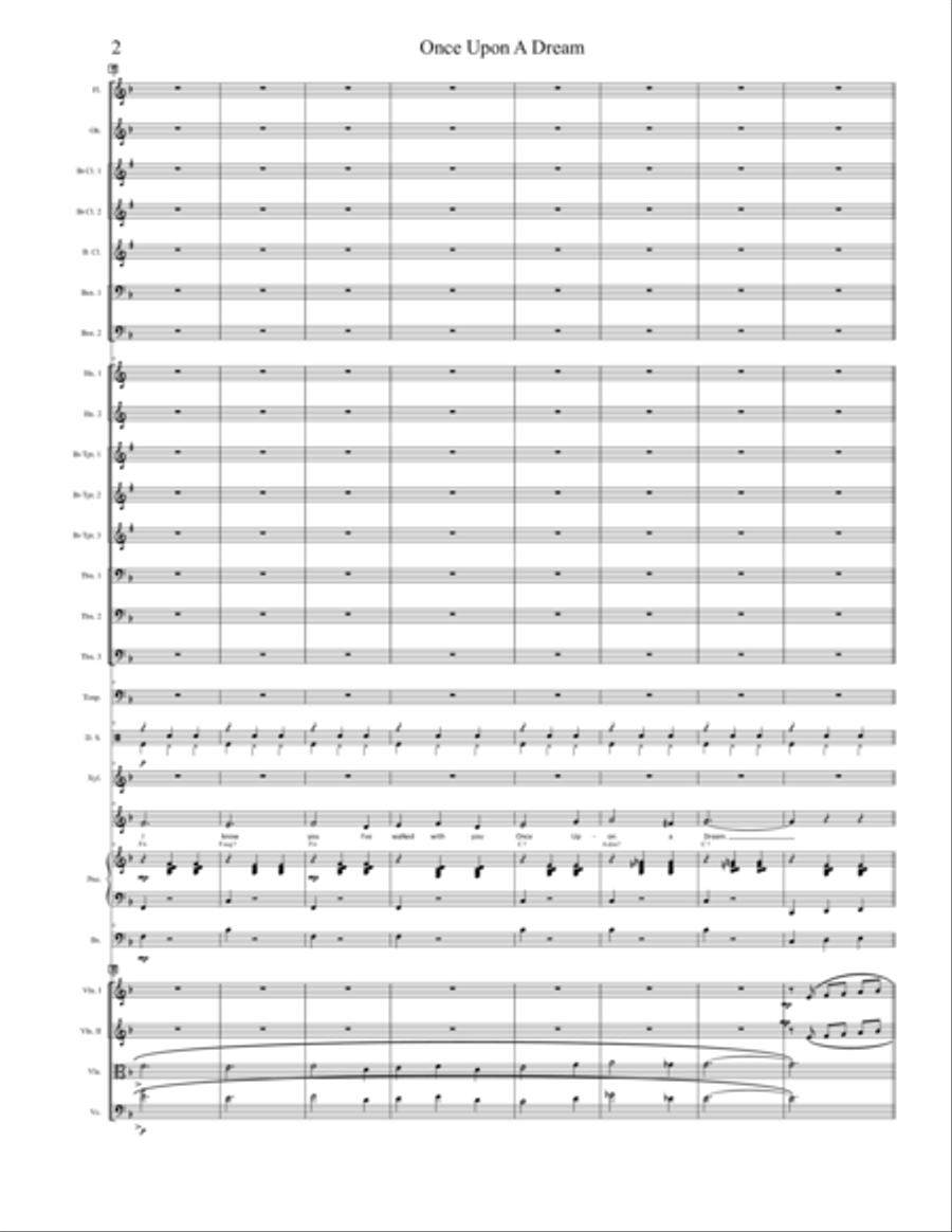 Once Upon A Dream Full Orchestra scores gallery preview page 3