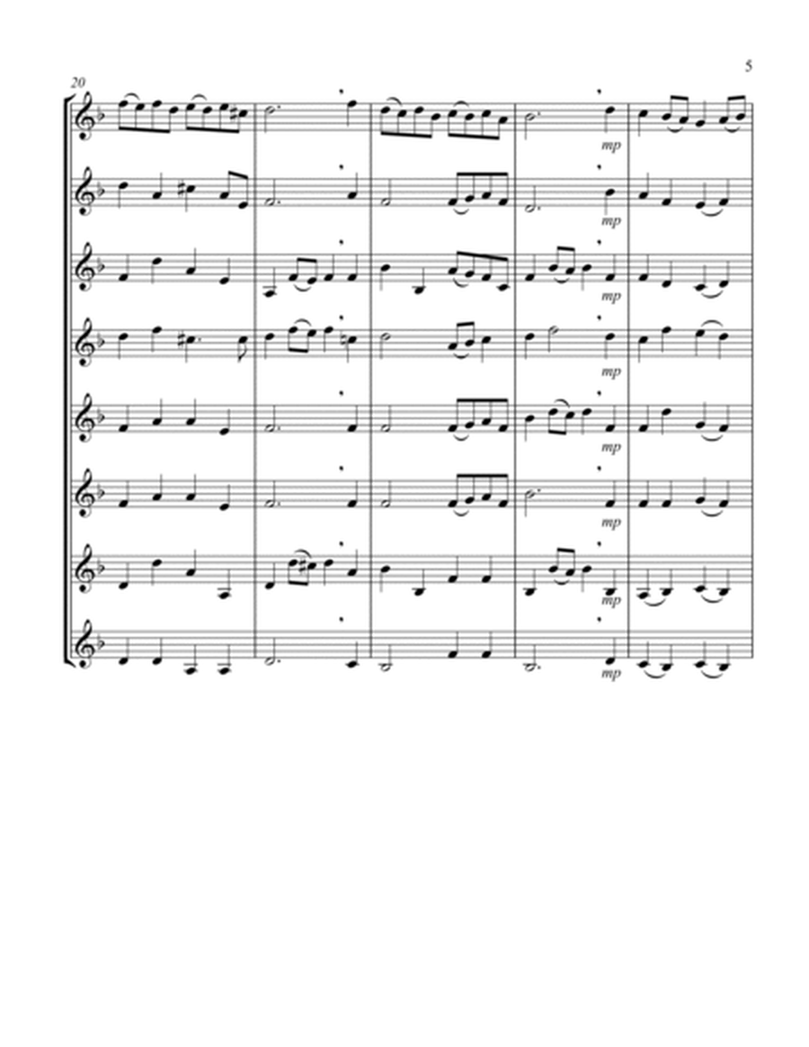 La Rejouissance (from "Heroic Music") (Eb) (Trumpet Octet)
