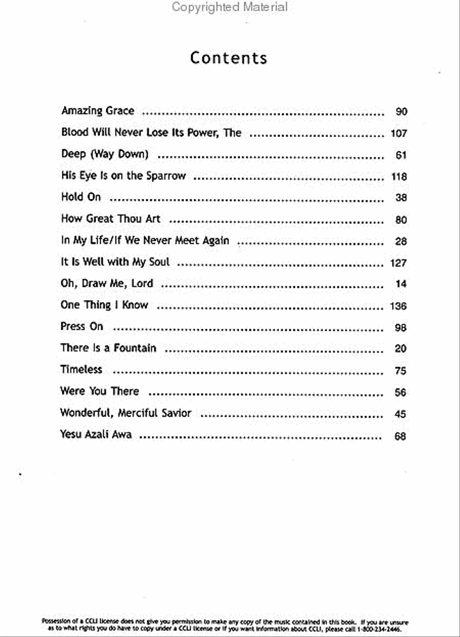 The Selah Songbook - Vocal Folio Piano, Vocal, Guitar scores gallery preview page 2