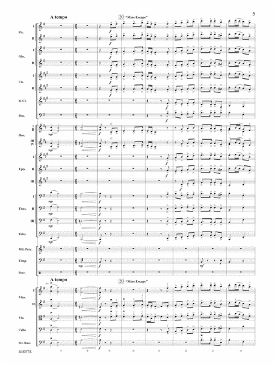 Pan: Highlights from the Warner Bros. Pictures Motion Picture Soundtrack: Score Full Orchestra scores gallery preview page 5
