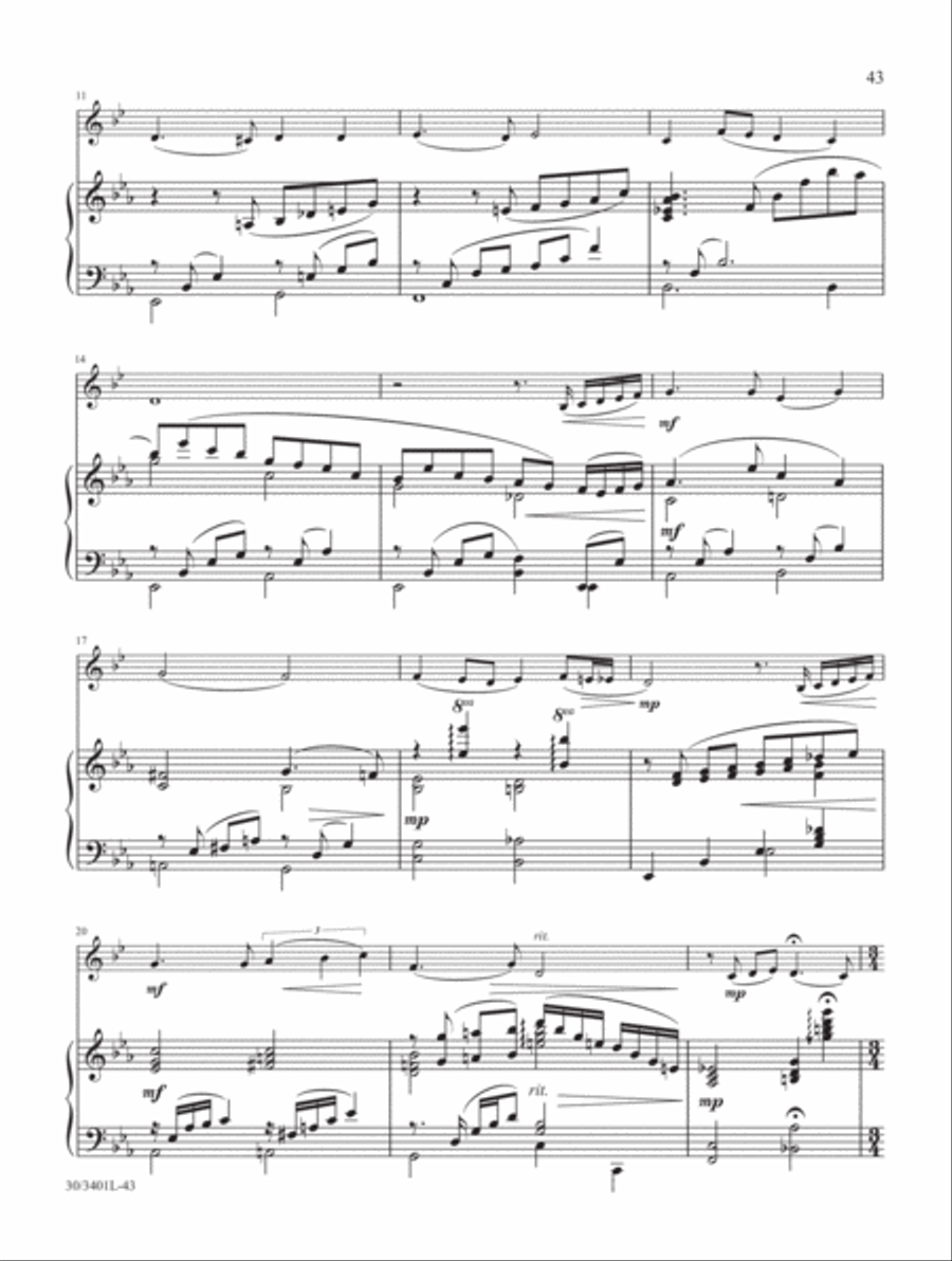 French Horn Solos for Worship, Vol. 2 Piano scores gallery preview page 18
