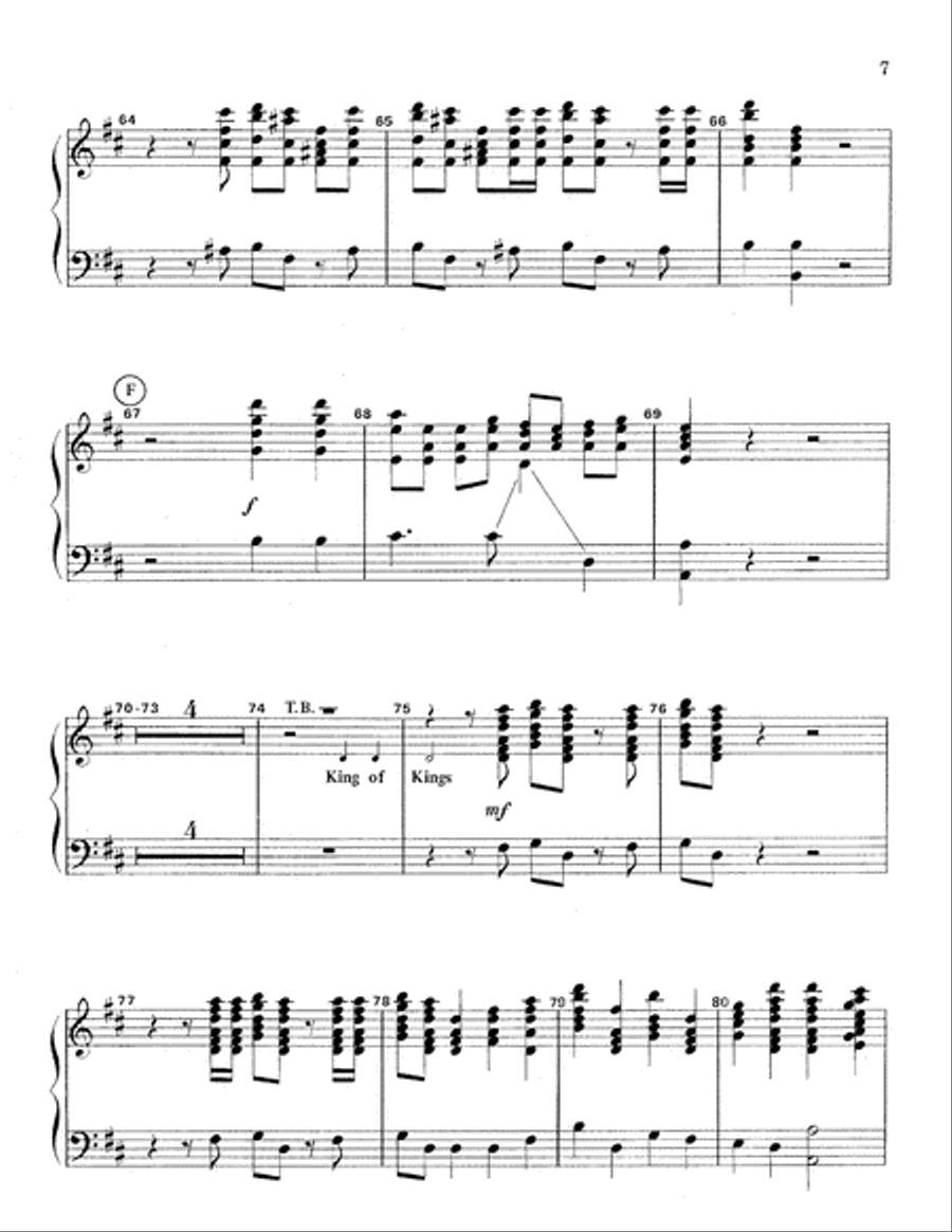 Hallelujah Chorus Handbell Choir scores gallery preview page 7