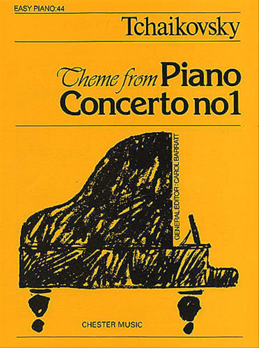 Pyotr Ilyich Tchaikovsky: Theme From Piano Concerto No.1 (Easy Piano No.44) Easy Piano scores gallery preview page 1