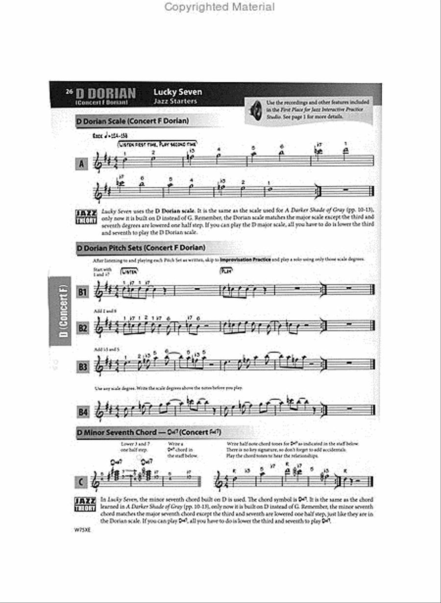 First Place for Jazz 1st & 2n Alto Saxophone Alto Saxophone scores gallery preview page 5