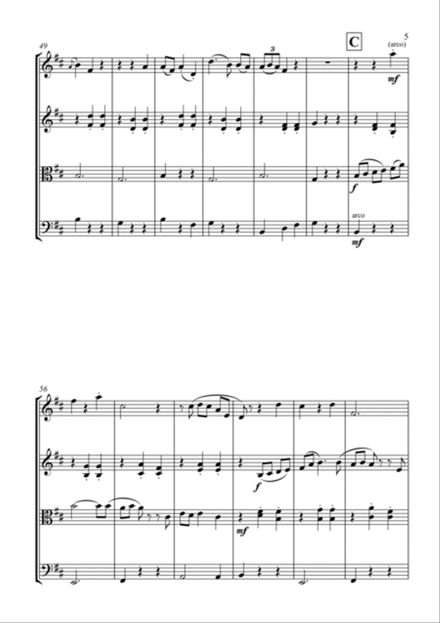 Army Dreamers String Quartet scores gallery preview page 5