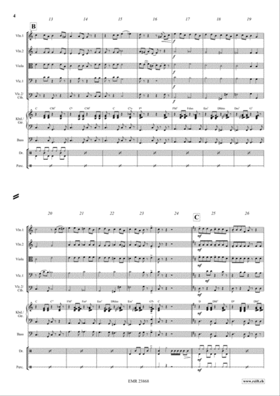 Cha Cha - Cuba Libre String Orchestra scores gallery preview page 4