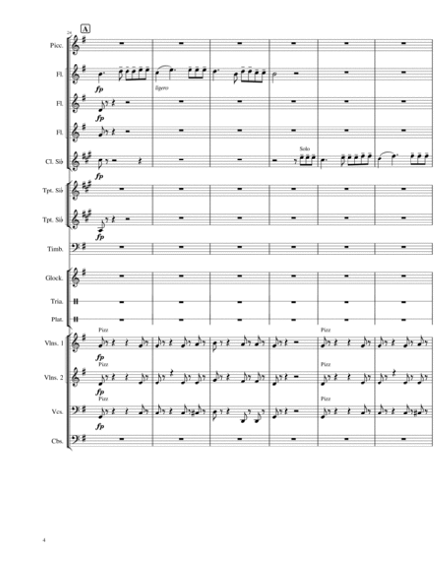 How Great Thou Art / Cuan Grande es Él Full Orchestra scores gallery preview page 4