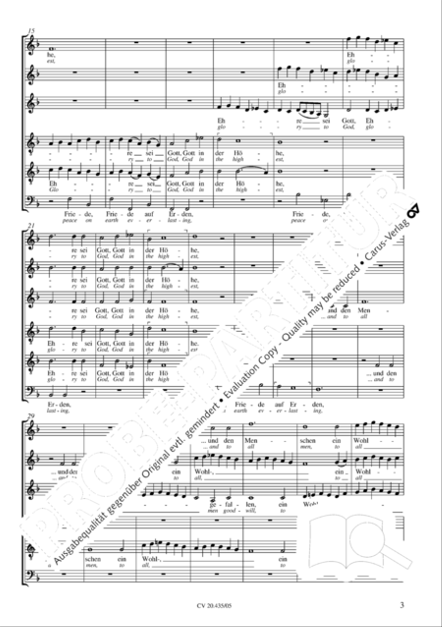 Christmas History (Weihnachts-Historie, SWV 435) Choir scores gallery preview page 4