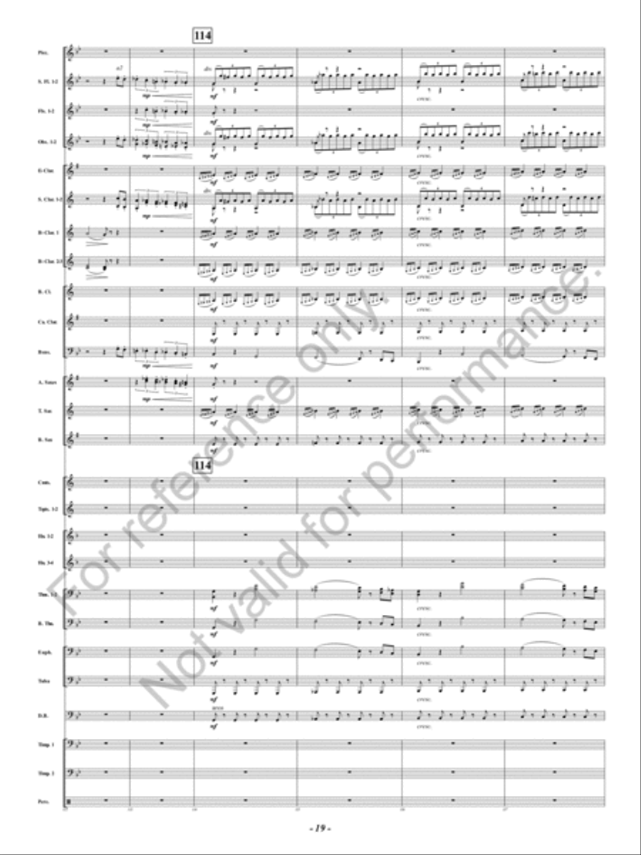 Symphony Fantastique Symphony Fantastique Concert Band scores gallery preview page 20
