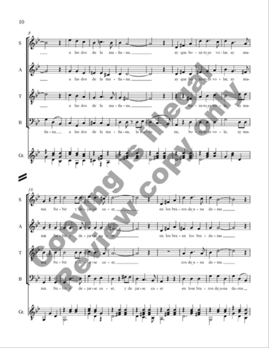 Three Mexican Folk Songs Three Mexican Folk Songs 4-Part scores gallery preview page 29