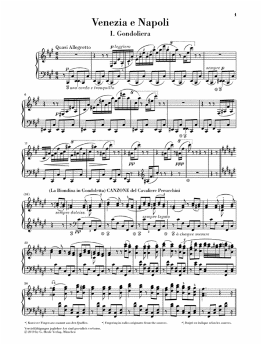 Venezia e Napoli Venezia e Napoli Piano Solo scores gallery preview page 2