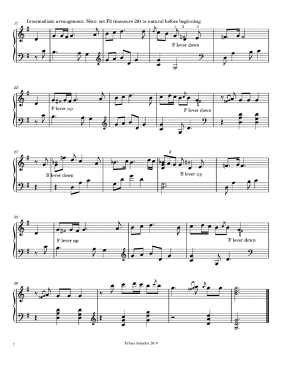 Small Harp Collection #2: Three Christmas Arrangements Harp scores gallery preview page 3