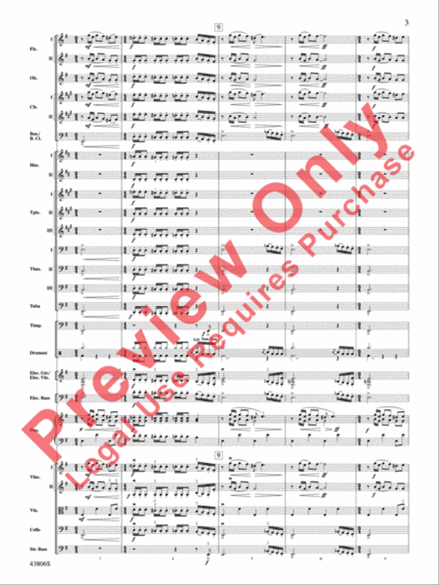 A Mad Russian's Christmas Full Orchestra scores gallery preview page 4