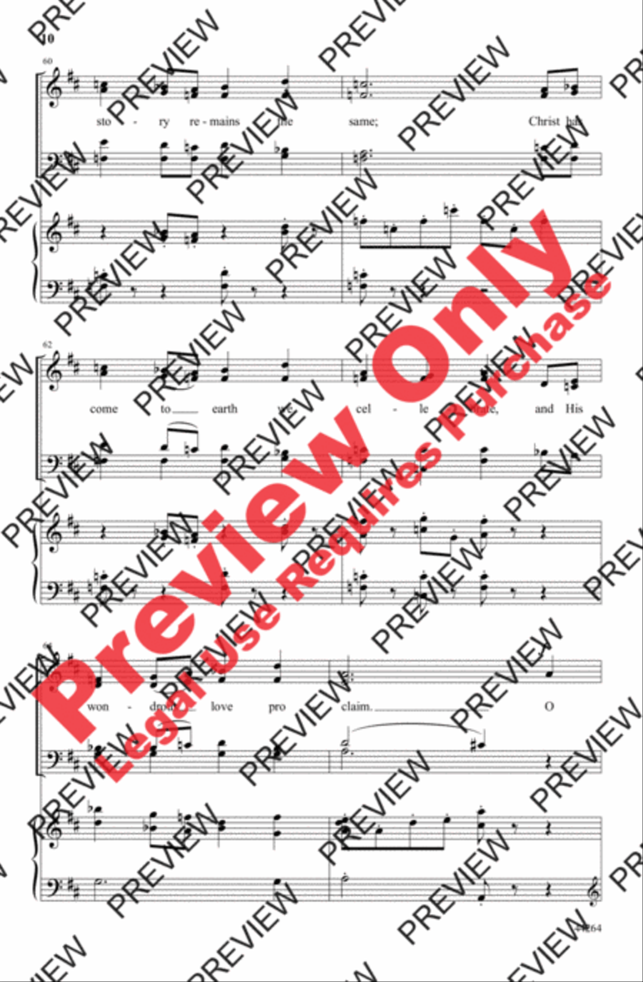 Sing a Glad Noel! 4-Part scores gallery preview page 10
