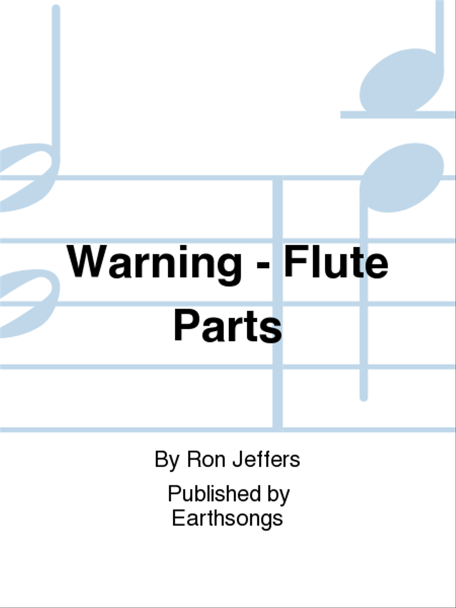 warning flute parts Flute Duet scores gallery preview page 1