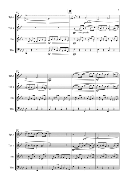 Pavane by Gabriel Faure - Brass quartet image number null