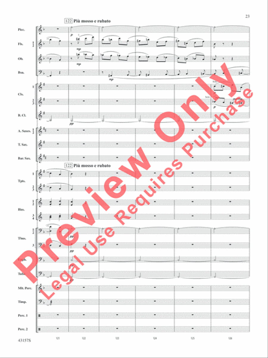 Gershwin by George! Gershwin by George! Concert Band scores gallery preview page 24