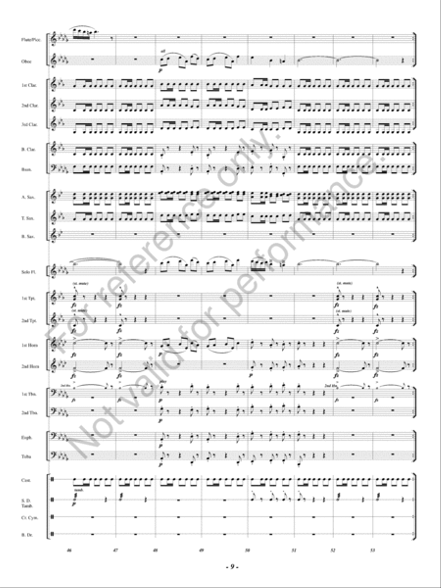 Open Thy Heart Concert Band scores gallery preview page 10