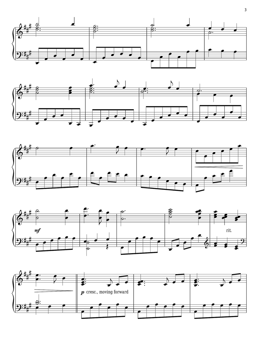 Silent Night Silent Night Piano Solo scores gallery preview page 3