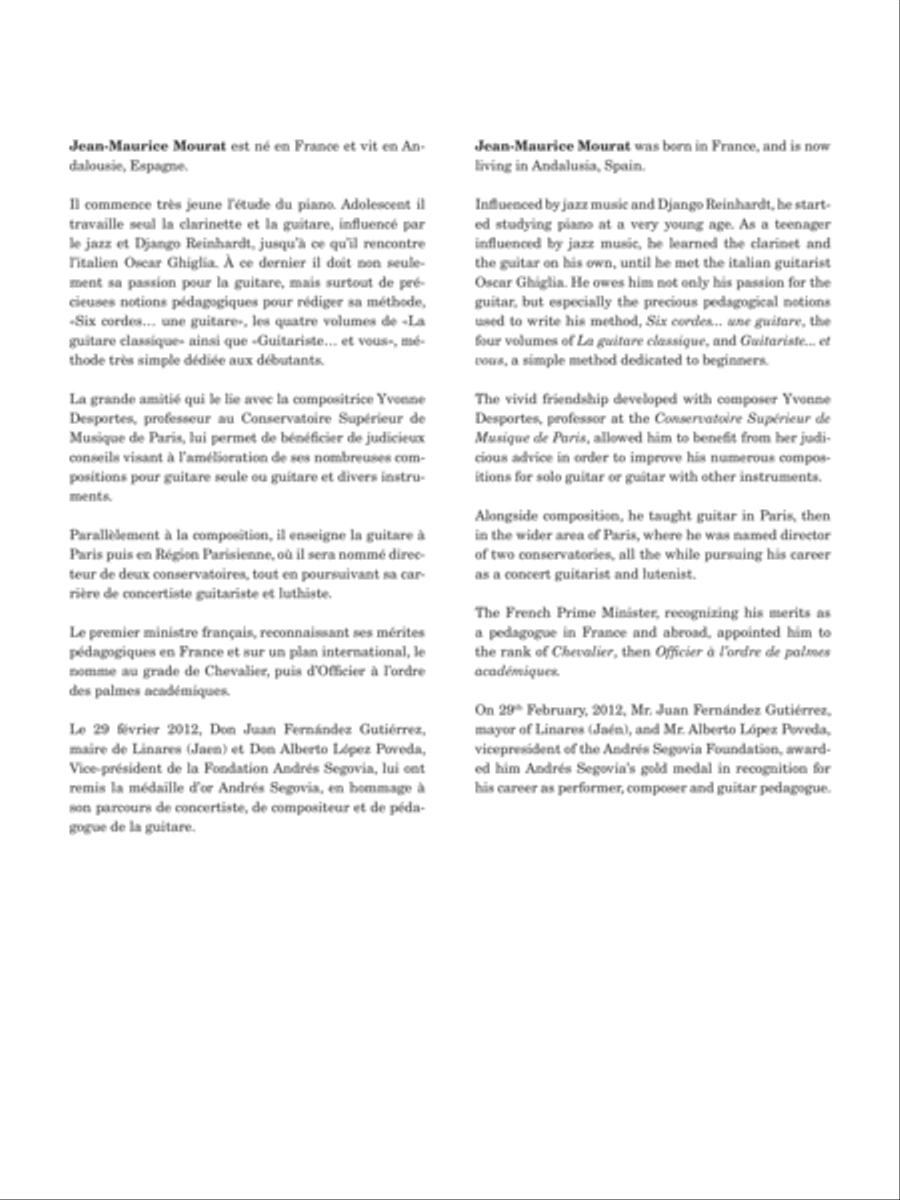 14 Mini-préludes Classical Guitar scores gallery preview page 2
