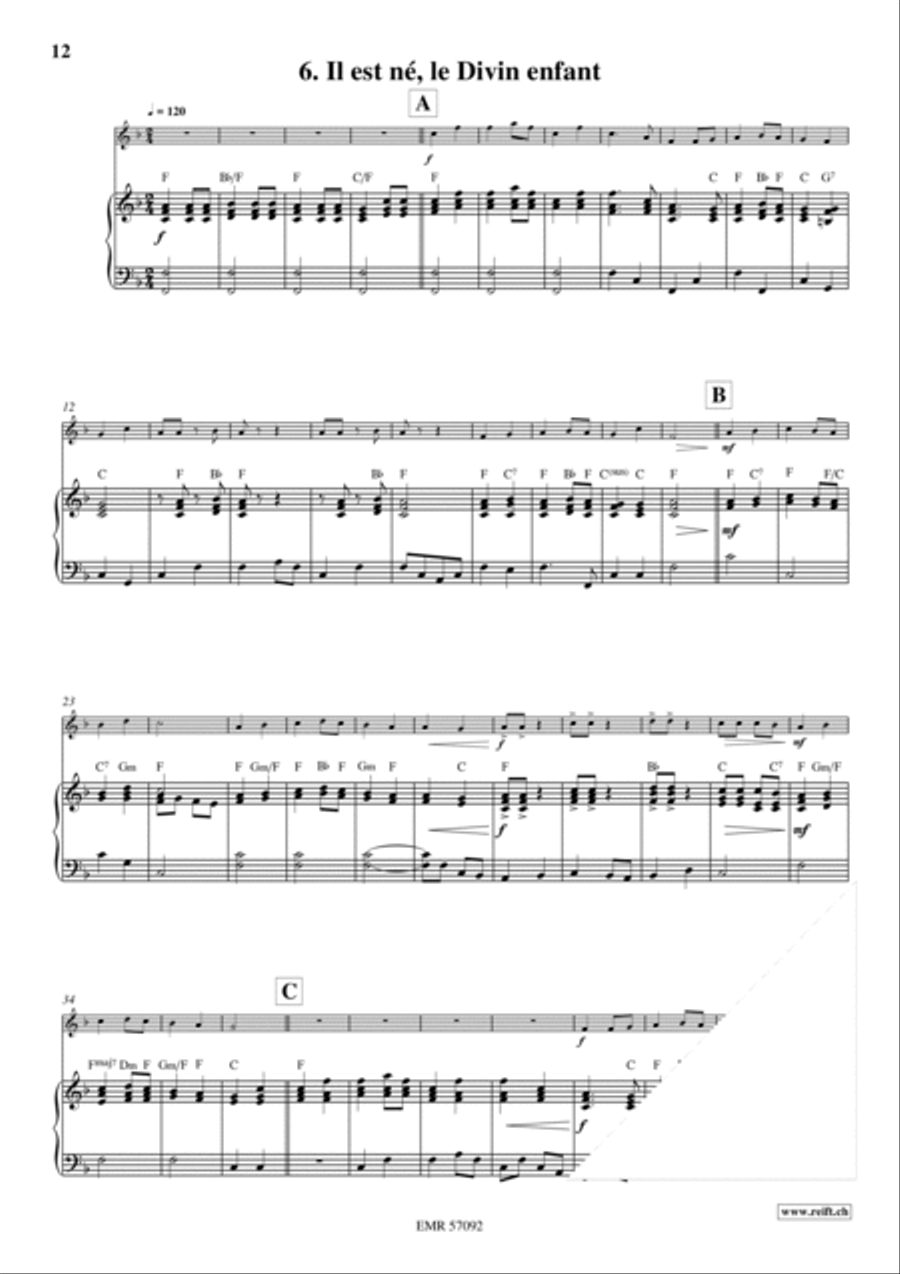 18 Christmas Songs Tenor Recorder scores gallery preview page 9
