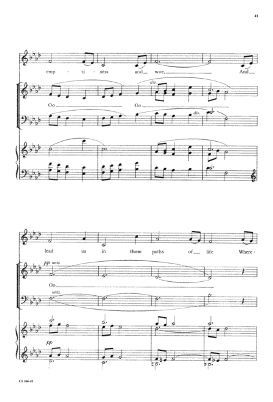 Sacred Anthem Book 3-Part scores gallery preview page 43