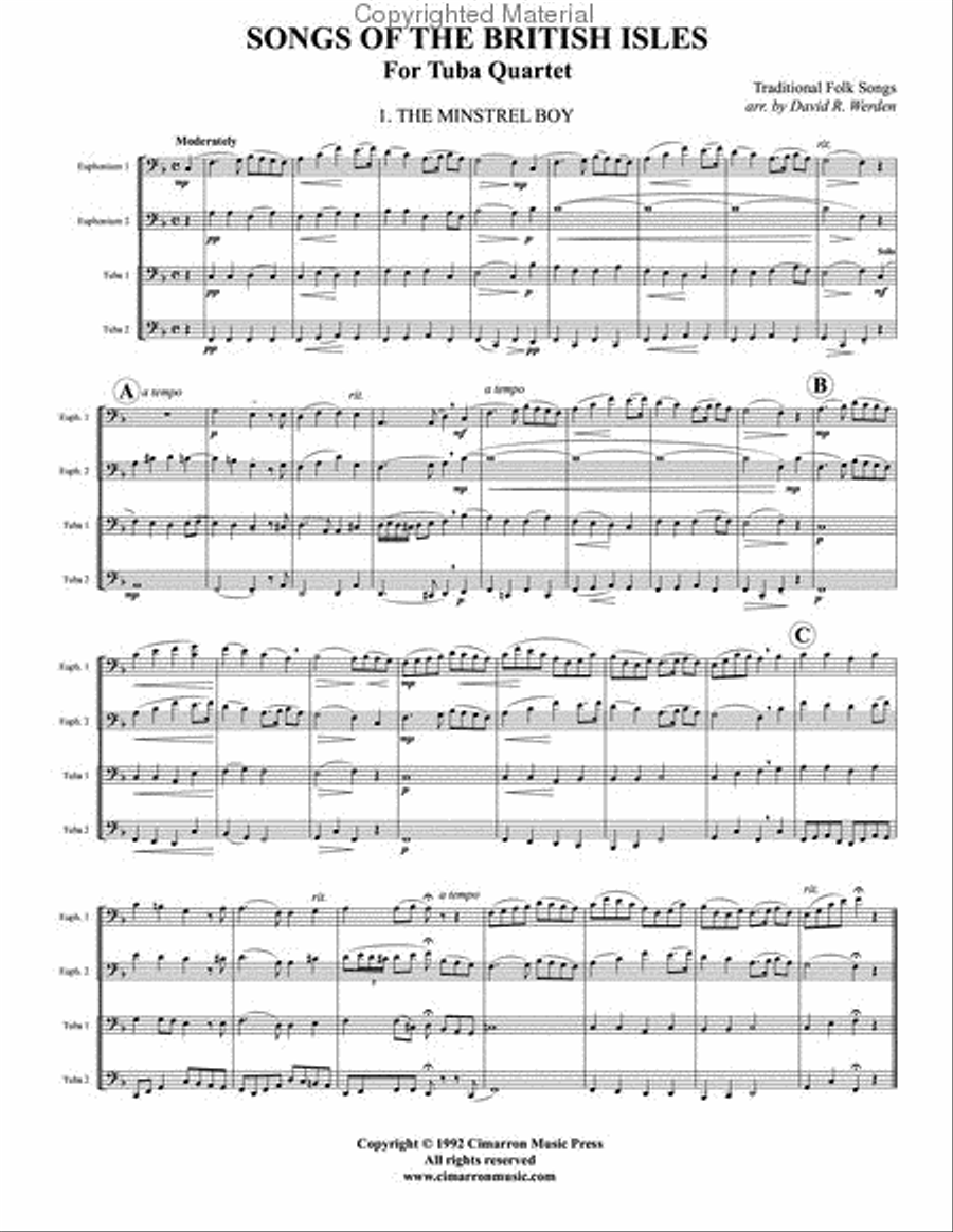 Songs of the British Isles EETT scores gallery preview page 2