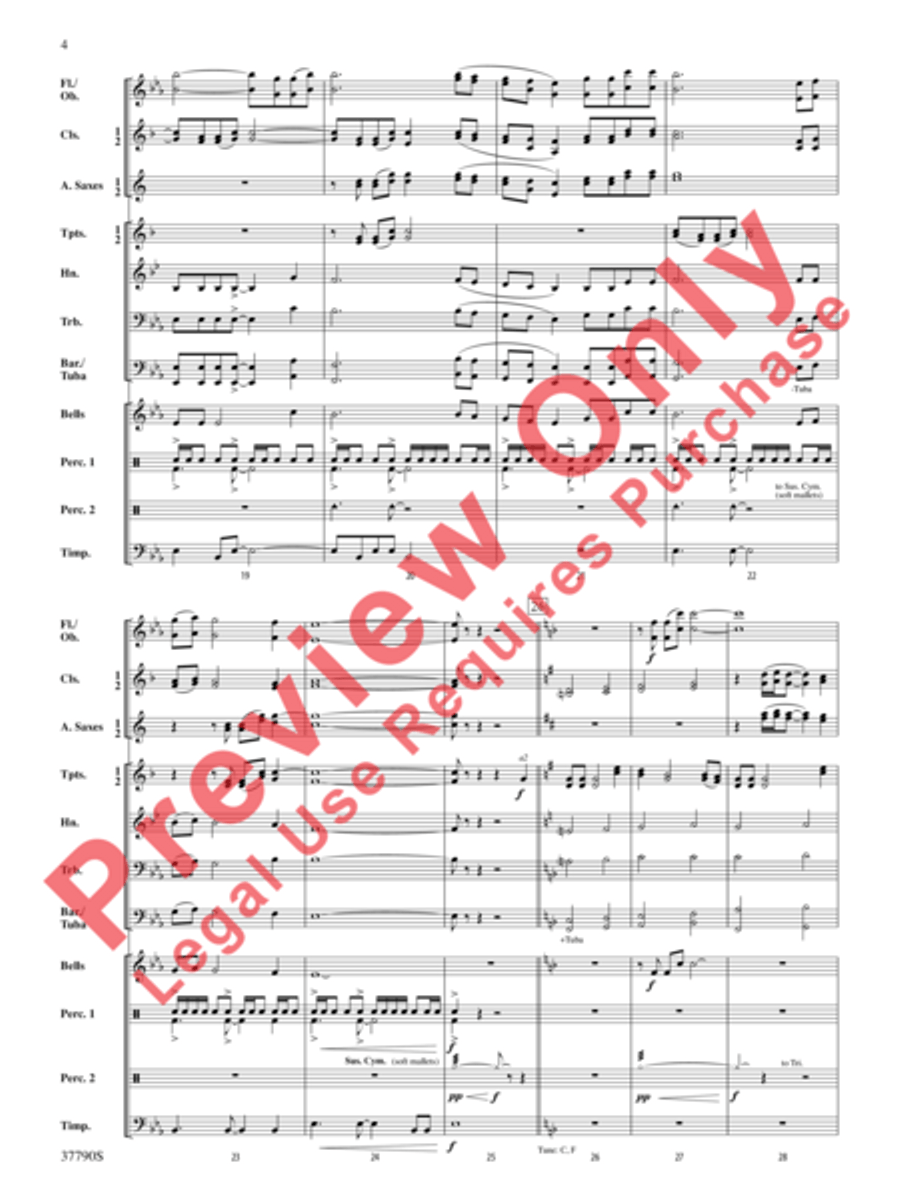 The Holly and the Ivy Concert Band scores gallery preview page 5