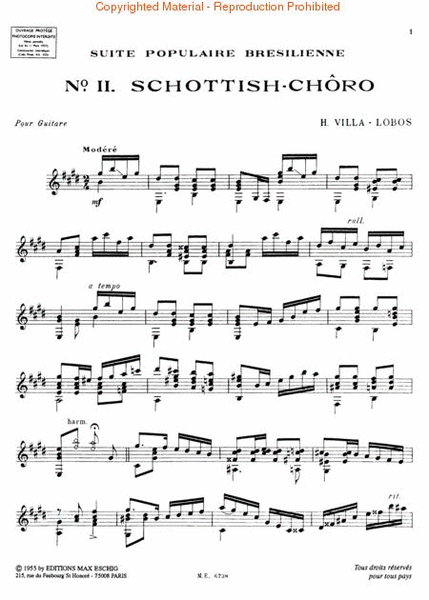Suite Populaire Bresilienne - No. 2: Schottish-Choro