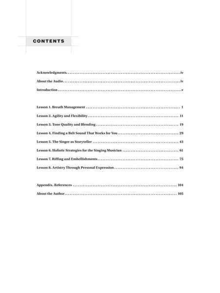Vocal Studies for the Contemporary Singer