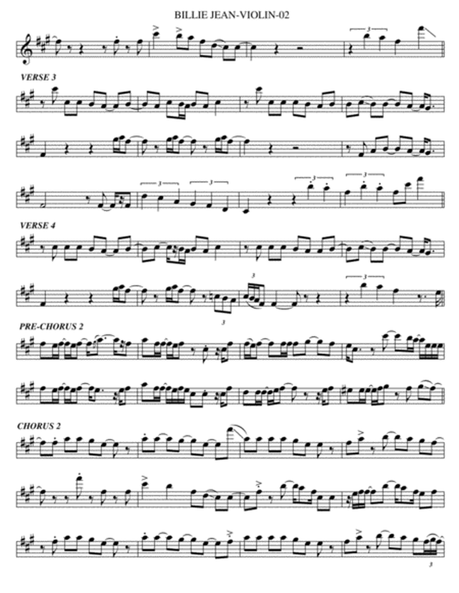Billie Jean - Violin