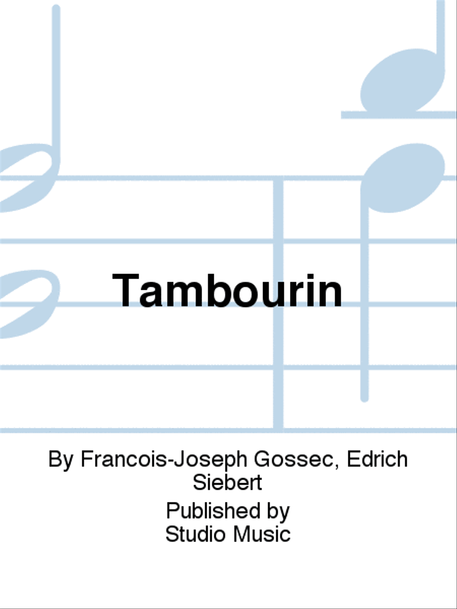 Tambourin Brass Band scores gallery preview page 1