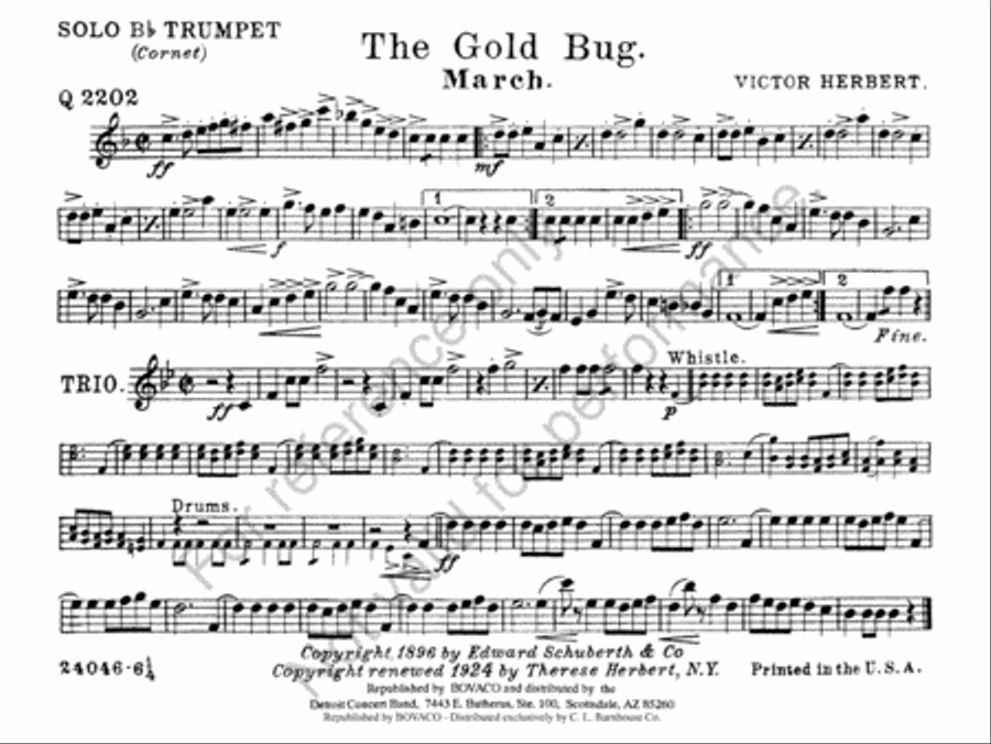 The Gold Bug The Gold Bug Concert Band scores gallery preview page 4